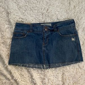 abercrombie jean skirt (kids)